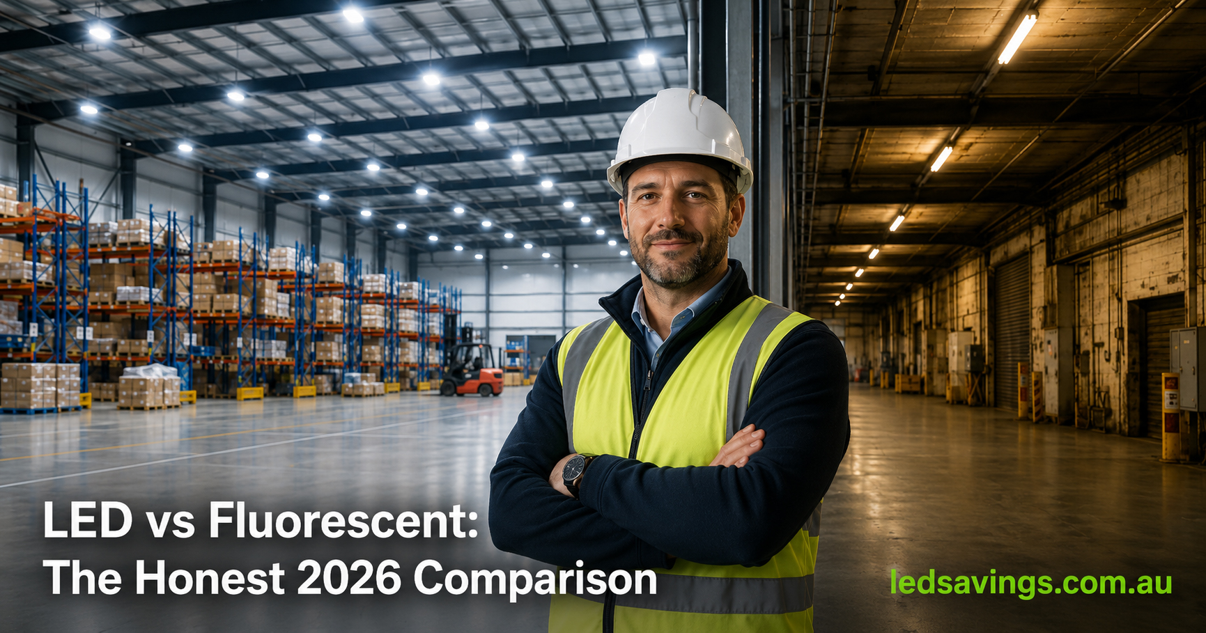 LED panel versus fluorescent T8 tube comparison for Australian commercial spaces